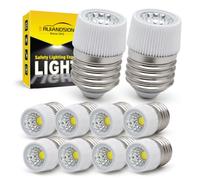 E27 LED Spot 3W Dimmerabile 6000K Diurno COB Ceramica per Scaffali