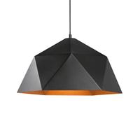 E27 Light Source Hanging Pendant Lamp, Nordic Industrial Style Iron Art Chandelier, Creative Decorative Lighting for Office, Meeting Room, And Living Room(Dark,25cm)