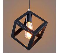 E27 Metallo Moderne Lampada a Sospensione Metallica Sospensione Gabbia Lampadario Metallo Nera Creativa Lampadario a Sospensione Gabbia