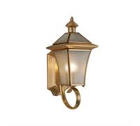 E27 Outdoor Wall Lanterns Ip55 Waterproof Outdoor Wall Sconce All Copper Metal With Clear Seeded Glass Exterior Light Fixtures Outside Wall Mount For Garage Driveway Patio Porch Lighting/Small