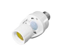 E27 PIR Motion Sensor Light Lamp Base Intelligent Light Bulb Lamp Holder Infrared Sensor