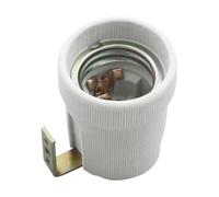 Kanlux Portalampada HLDR-E27 in ceramica da 230 V con cinghia F