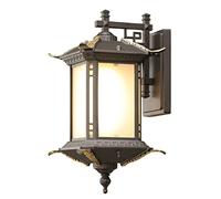 E27 Retro Waterproof Wall Light Outdoor Wall Sconces Light Fixtures Exterior Wall Lantern Outside House Lamps,Metal Wall Lamp With Glass, Perfect For Exterior Porch Patio House