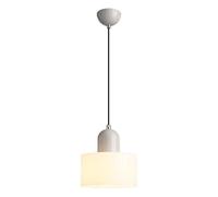 E27 Source Hanging Light, Nordic Minimalist Style Chandelier, Creative Cylindrical-Shaped Glass Pendant Lamp Lampshade, Decorative Lighting Fixture for Bedroom, Corridor, Restaurant (Color: A)(A