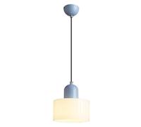 E27 Source Hanging Light, Nordic Minimalist Style Chandelier, Creative Cylindrical-Shaped Glass Pendant Lamp Lampshade, Decorative Lighting Fixture for Bedroom, Corridor, Restaurant (Color: A)(B