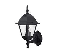 E27 Wall Lights Outdoor Wall Sconce Fence Lighting Black Pc Material For Patio Front Door Yard Deck Stair Led Decorative Lamps, Outdoor Waterproof Wall Lantern