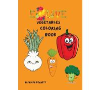 E2Live VEGETABLES coloring book