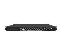 E3-1225V5 (16G RAM 256G SSD), Intel X710-DA4 4* 10G SFP+, 8 * I226-V 2.5GbE | UDPTCP Firewall Hardware/C236 sicurezza di rete 1U Rack Industrial Computer/Router Server/ 2*DDR4 MAX 64G/4*SATA3.0/USB3.0