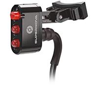 E3 Supernova Tail Light 2 Nera lampada Posteriore Reggisella, 6V DC