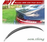 E300 E550 Fit FOR Mercedes benz E-Class C238 Coupe Trunk Spoiler A Type Carbon