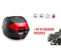 E300N2 GIVI BAULETTO 30LT + KIT ATTACCHI per BMW G 310 GS 2017 2018