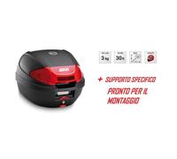 E300N2 GIVI BAULETTO 30LT + STAFFE per SYM CITYCOM 300 2017 2018 2019