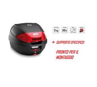 E300N2 GIVI BAULETTO POSTERIORE 30LT per PIAGGIO BEVERLY 125 / 300 ie 2014 2015