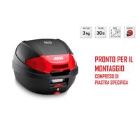 E300N2 GIVI BAULETTO POSTERIORE 30LT per YAMAHA MAJESTY 180 2001 2002 2003 2004