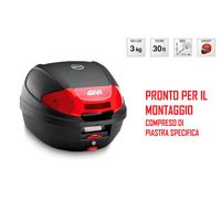 E300N2 GIVI BAULETTO POSTERIORE + SUPPORTO per KAWASAKI ZR 7 / 7 S 750 2003 2004