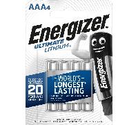 ENERGIZER ULTIMATE LITHIUM BATTERIA AL LITIO AAA L92 LR03 1,5V BLISTER * 4