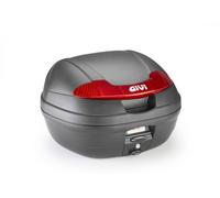 E340 Vision - Topcase monolock con piastra nera / carico massimo 3 kg