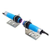 E3F-5D M18 Sensore di raggio laser a riflessione relativa a infrarossi con distanza di rilevamento di 5 m Interruttore DC6-36V AC90-250V(DC Three wire PNP NC,Blue color)
