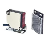 E3JK-R4M1 DC 12-24V AC 90-250V Proximity Switch Retroreflective Photoelectric Sensor with 2M Cable(AC90V to 250V)