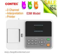 E3M ECG a 3 canali, monitor ECG, software per elettrocardiografo 12 lead EKG