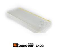 E408 Filtro, Aria abitacolo Tecnocar