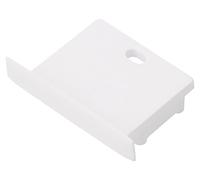 E4990001 Mascherine per profili LED bianco ABS con foro Numero di pz: 20 TOPMET