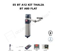 E5 BT A12 KIT THALIA BT B80 FLAT BFT operatore elettromeccanico per ante di cancelli battenti pedonali e carrabili