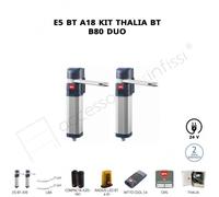 E5 BT A18 KIT THALIA BT B80 DUO BFT operatore elettromeccanico per ante di cancelli battenti pedonali e carrabili