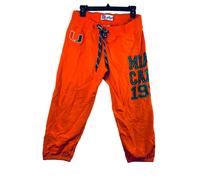 E5 College Classics Miami Hurricanes Pantaloni Capri Donna, Arancione