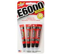 E6000 Colla industriale trasparente, 4 tubi da 5,3 ml, impermeabile, colla permanente per bricolage e riparazione