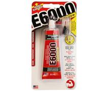 E6000 Colla industriale trasparente, impermeabile, 29,5 ml, con punte di precisione, forte colla fai da te per la creazione di gioielli, perline, strass e progetti fai da te