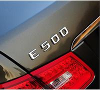 E678 E500 Emblema Badge auto adesivo 3D scritta posteriore decalcomania Car Sticker