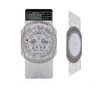 E6B Flight Computer Aviation Plotter - Regola di scorrimento circolare per addestramento piloti, pianificazione del volo e calcoli vettoriali, navigazione analogica meccanica (E6B)