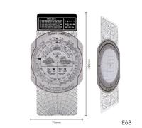 E6B per aviazione Righello di addestramento per la pianificazione del volo e soluzioni di correzione del vento (E6B)