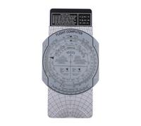 E6B Righello di Calcolo del Volo Aeronautico Plotter Slide Ruler Ruler Portatile Plastica Righello Per Allenamento Pilota, Per Misurazioni Precise