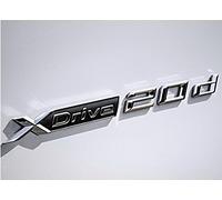 E820 X Drive 20d emblema Badge auto adesivo 3D scritta posteriore XDrive Car Sticker decalcomania