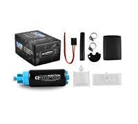 E85 Elastico 340LPH Serbatoio Carburante Pompa + Install Kit Sostituisce Walbro