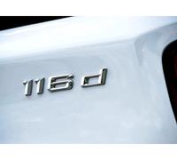 E870 116d Emblema 116 D scritta Badge auto adesivo 3D Car Sticker cromo decalcomania