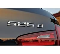 E895 525d Emblem 525 d Badge auto adesivo 3D cromato decalcomania decalcomania