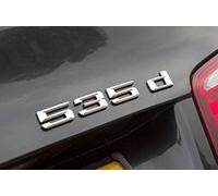 E898 535d Emblema 535 D Badge auto adesivo 3D Car Sticker cromo decalcomania