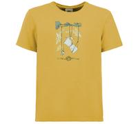 E9 - T-shirt in cotone biologico - Bond Curry per Uomo in Cotone - Taglia L - Giallo