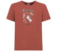 E9 - T-shirt in cotone biologico - Bond Paprika per Uomo in Cotone - Taglia S - rosso