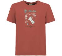 E9 - T-shirt in cotone biologico - Bond Paprika per Uomo in Cotone - Taglia S - rosso