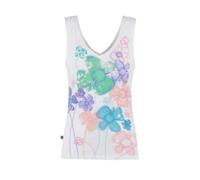 E9 Nancy White Canottiera Bianca Fantasia Multicolor Donna DTO004 009