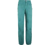 E9 - Pantaloni da arrampicata - Onda Flax W Thymus per Donne in Cotone - Taglia M - Verde