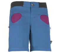 E9 Onda - pantaloni corti arrampicata - donna XS Light Blue/Pink woman Cotone Organico/Biologico
