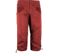 E9 - Pantaloni 3/4 traspiranti da arrampicata - R3 M Paprika per Uomo in Cotone - Taglia L - rosso