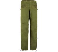 E9 - Pantaloni da arrampicata - Rondo Flax2 Rosemary in Cotone - Taglia S - Verde