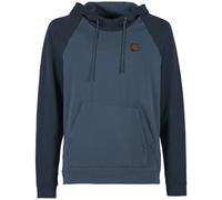 E9 - Squ-Dub - Felpa con cappuccio M blu