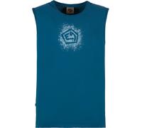 E9 - T-shirt da arrampicata - Spray M Apatite per Uomo in Cotone - Taglia M - Blu